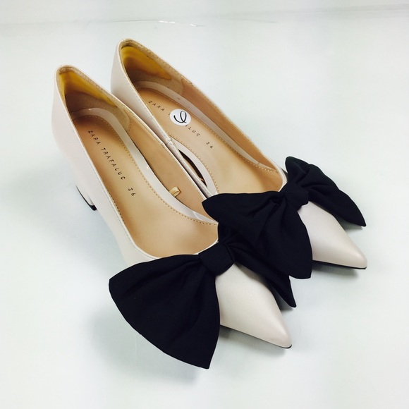 zara bow shoes